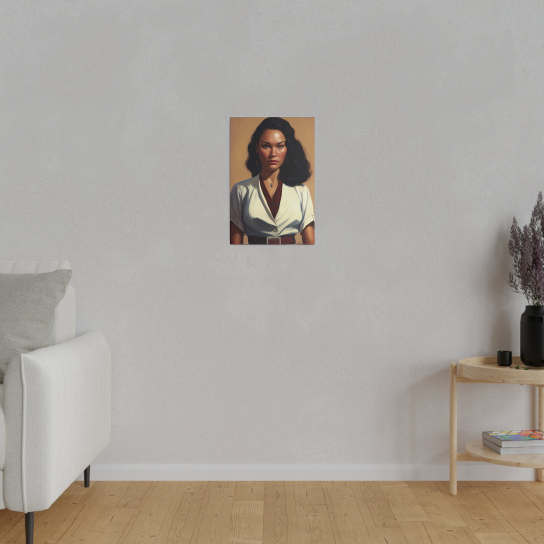 Vertical Matte Canvas / Confident Women Portrait Series - Citana