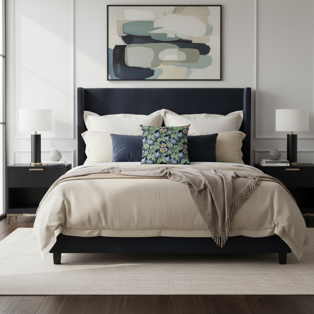 Verdant Fig™ Dutch Velvet Decorative Pillow - Fig &amp; Ink