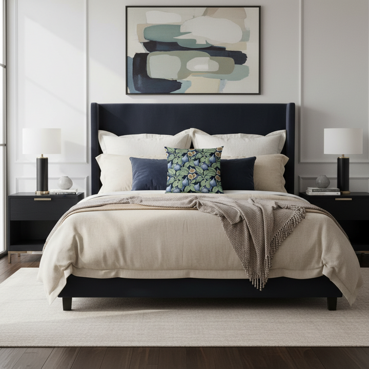 Verdant Fig™ Dutch Velvet Decorative Pillow - Fig &amp; Ink