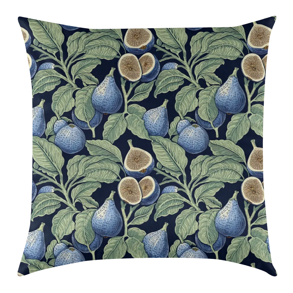 Verdant Fig™ Dutch Velvet Decorative Pillow - Fig & Ink