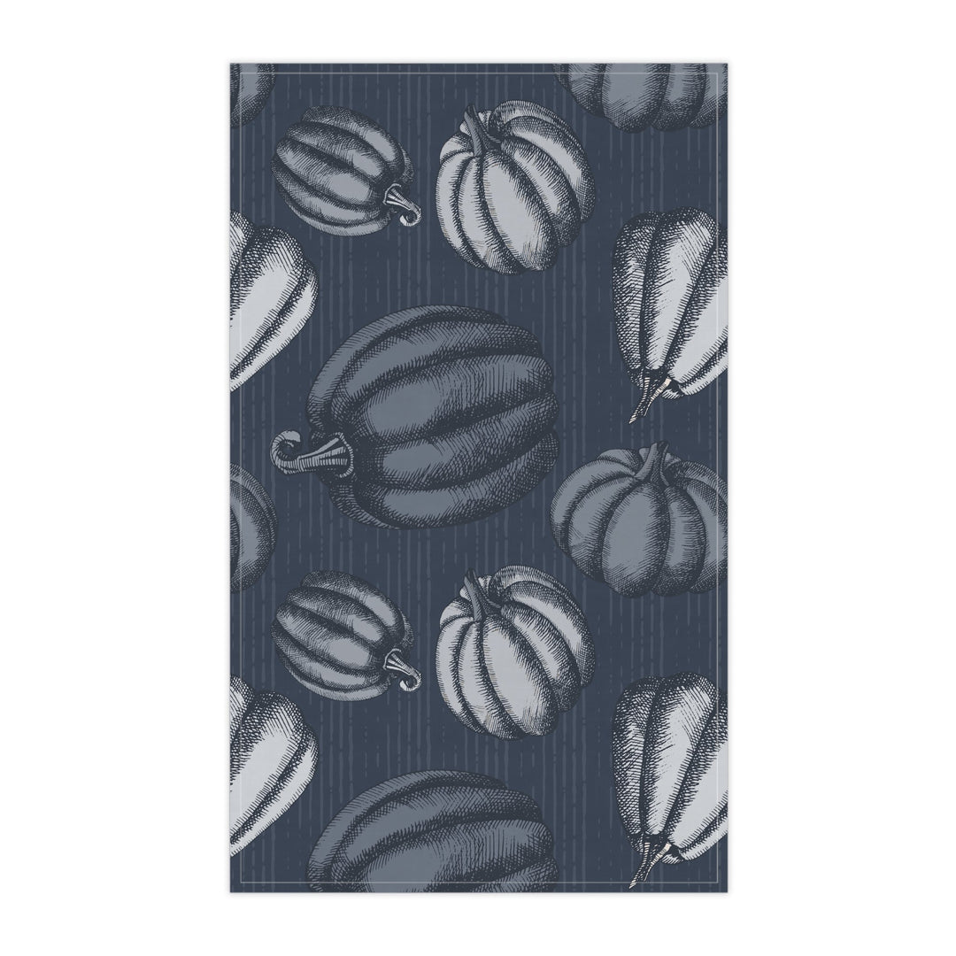 Cotton Twill Tea Towel / Cozy Pumpkins