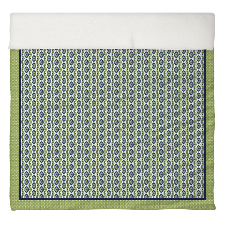 Kelp Ribbon Duvet Cover Set | Ikat Fusion Collection