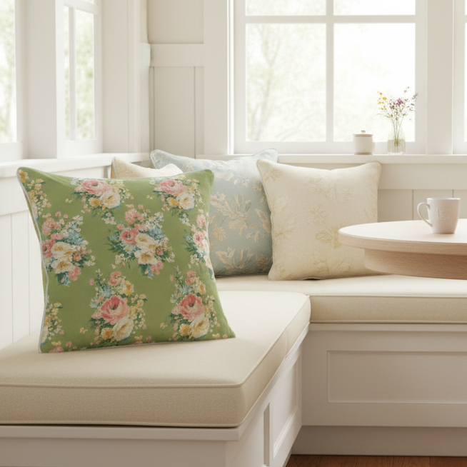 Florence – Reversible Throw Pillow | Vintage Cottage Collection