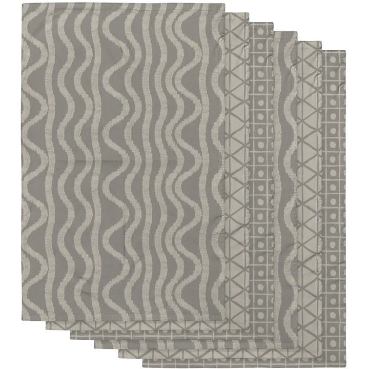 Natural Neutrals Tea Towel Set (6) – Overcast