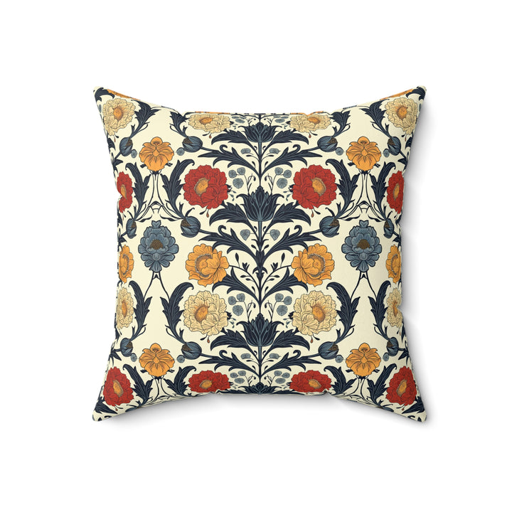 Microsuede Cushion / William Morris Inspired - Primary Bouquet