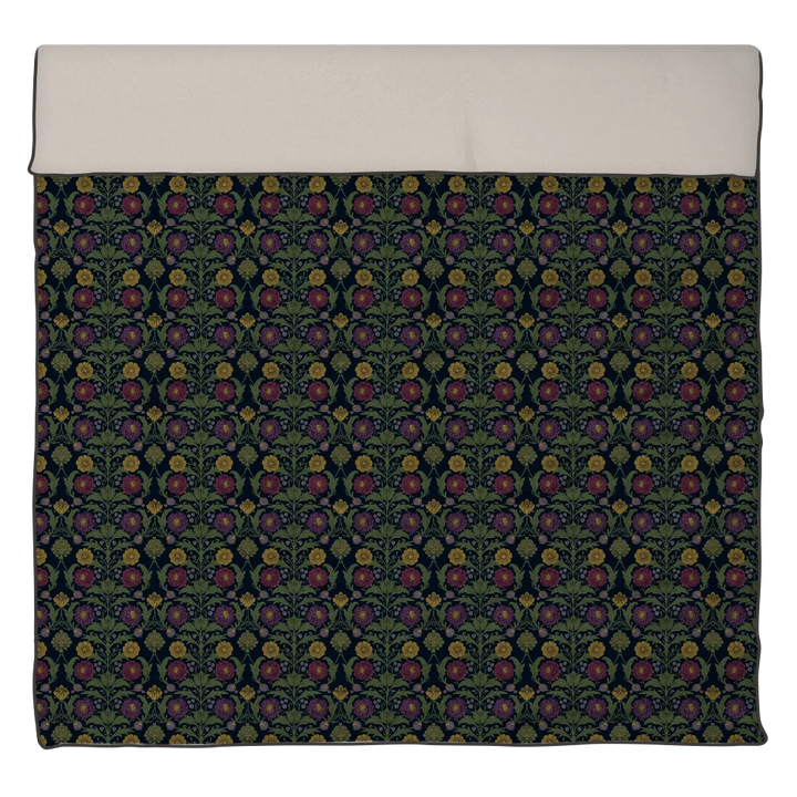 Sunlit Garden™ Piped Edge Duvet Cover Set - Library Jewels