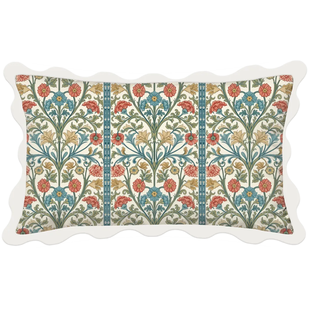 Sunlit Garden™ Scalloped Duvet Cover Set