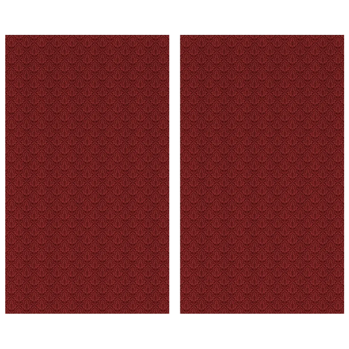 Midnight Garden™ Cotton Blend Curtain Panel Set (2 Panels) – Damask