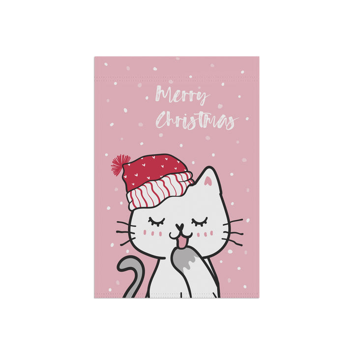 Double-sided Garden & House Banner / Merry Catmus - Pink / 5 Design Choices