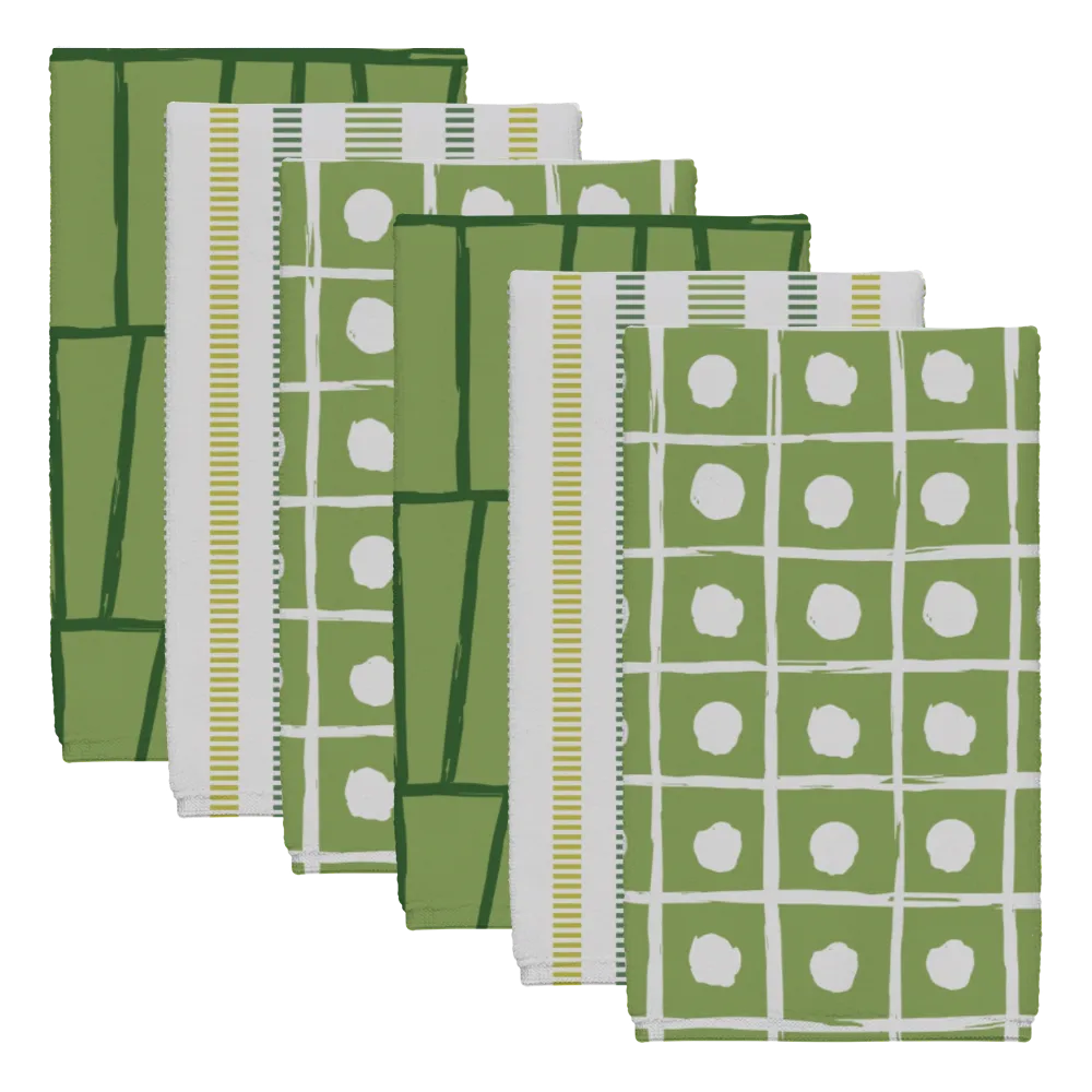 Tea Towel Set (6) – Limeade