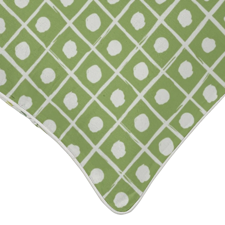 Ikat Fusion Coordinates Pair – Lily Pad (Leaf)