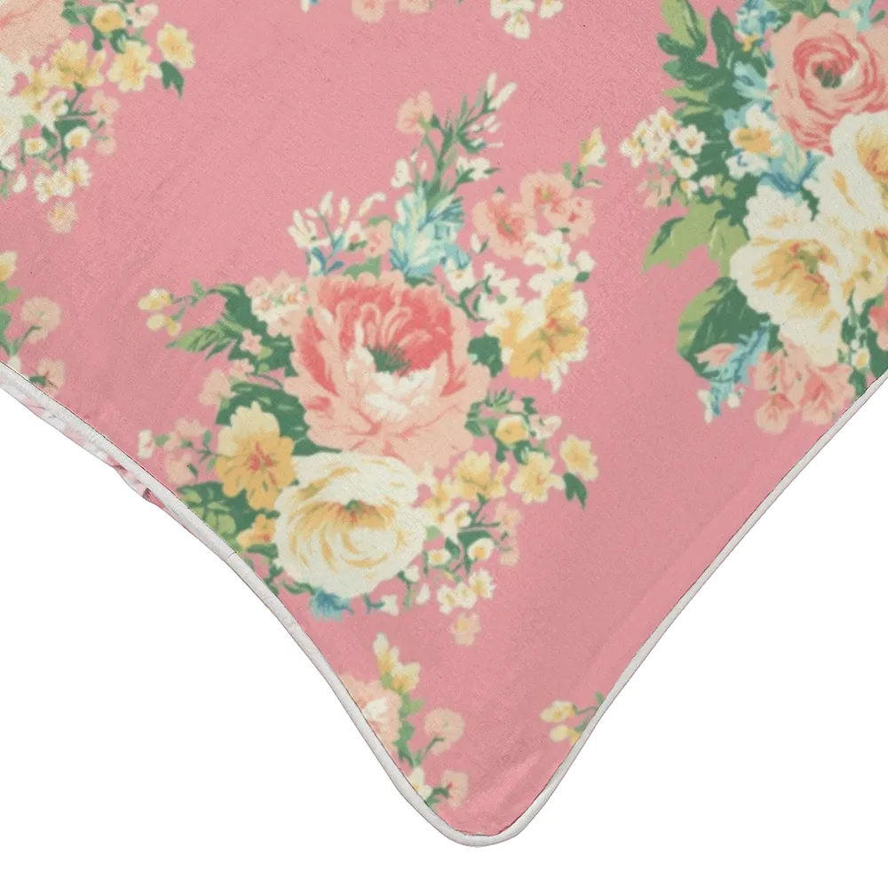 Vintage Cottage Pillow Trio – Florence (Peony)
