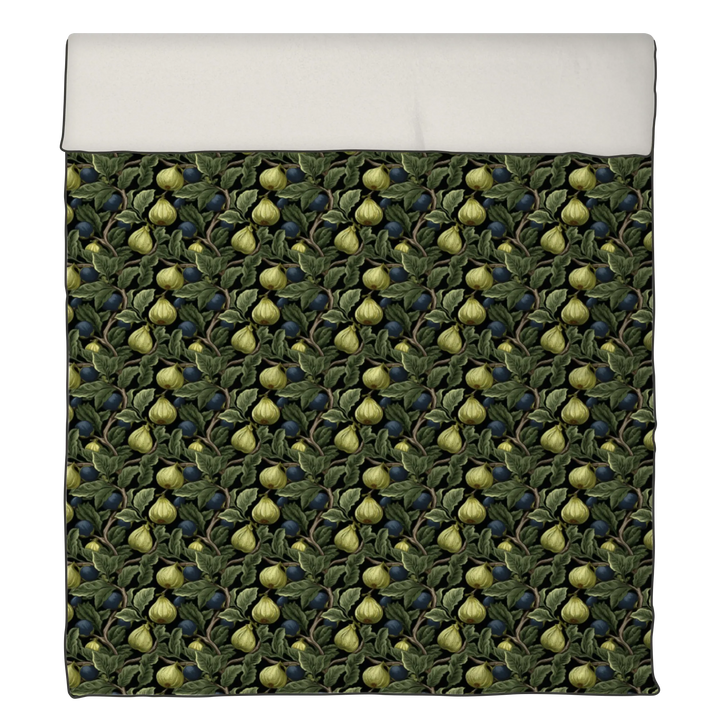 Verdant Fig™ Piped Edge Duvet Cover Set - Verdant Fig