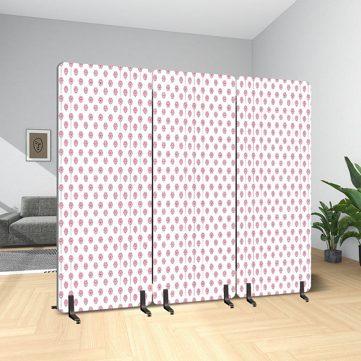 3 Panel Sound-Absorbing Room Divider / Fronds