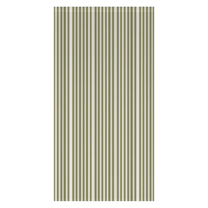 Window Curtain Set - Cotton Blend (2 Panels) | French Stripe - Artichoke