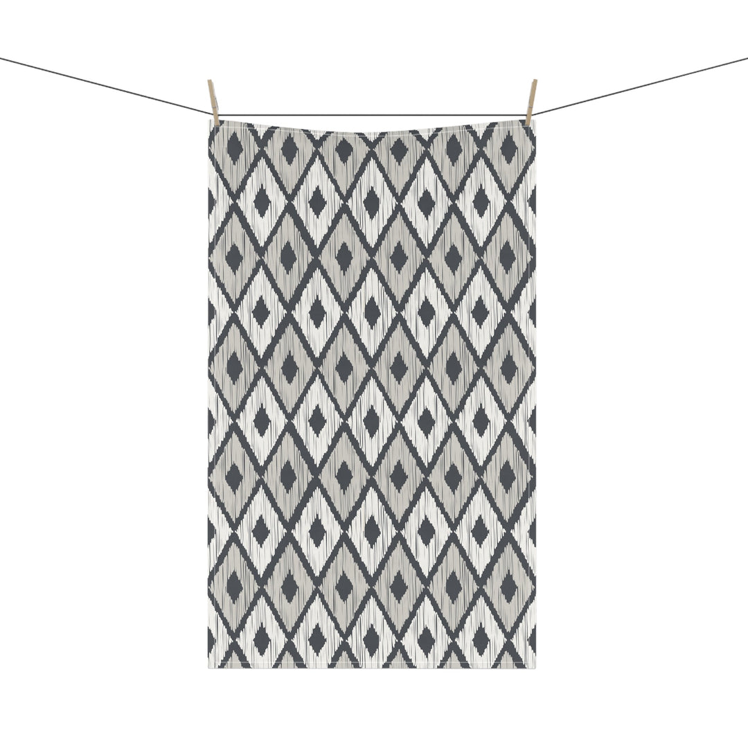 Cotton Twill Tea Towel / Ikat Design