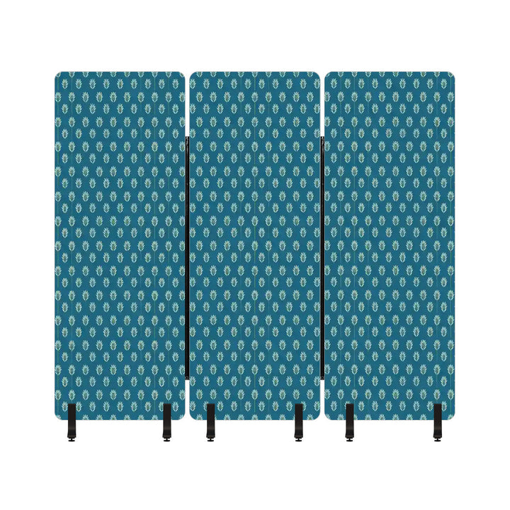 3 Panel Sound-Absorbing Room Divider / Fronds