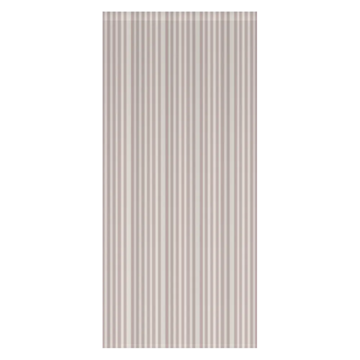 Window Curtain Set - Cotton Blend (2 Panels) | French Stripe - Dusty Lilac
