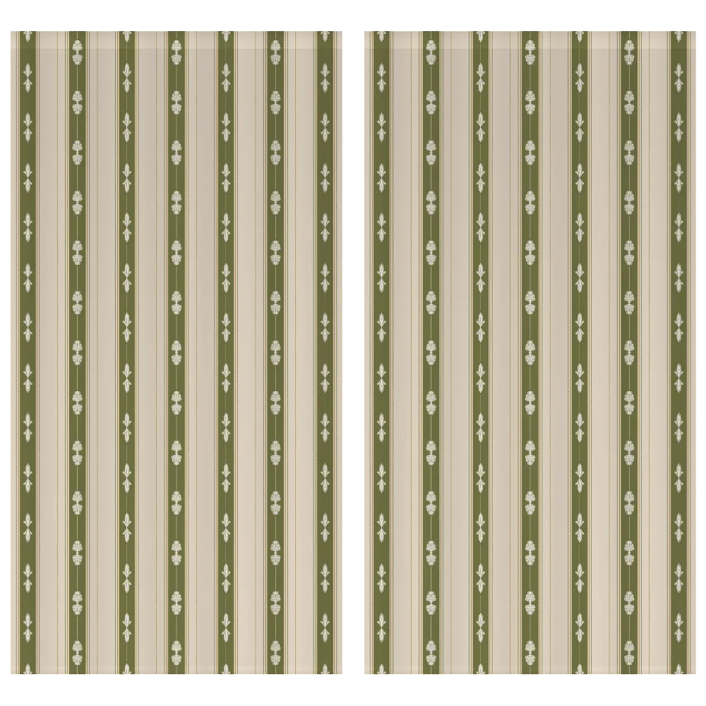 Sunlit &amp; Harvest Garden™ Curtain Panel Set (2 Panels) - Stripe