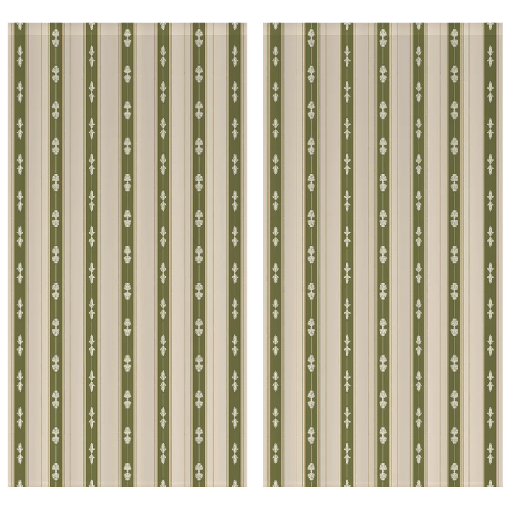 Sunlit &amp; Harvest Garden™ Curtain Panel Set (2 Panels) - Stripe
