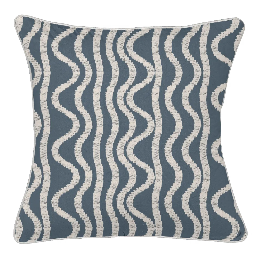 Ikat Fusion Pillow Trio – Sand &amp; Sea Geometric