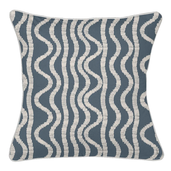 Ikat Fusion Pillow Trio – Sand &amp; Sea Geometric