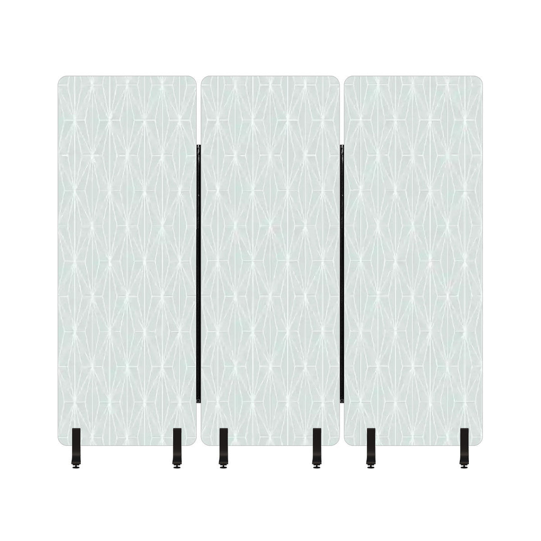 3 Panel Sound-Absorbing Room Divider / Deco Diamonds