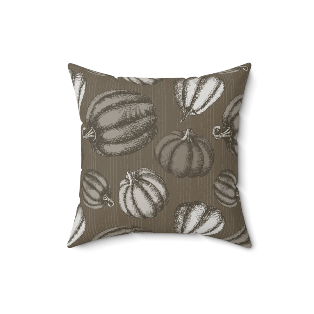 Microsuede Cushion / Cozy Pumpkins