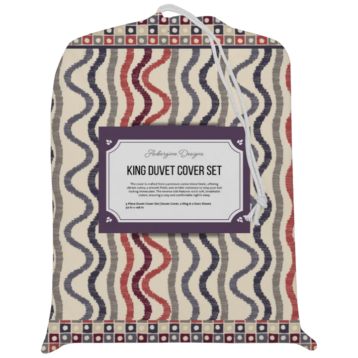 Americana – Geometric Duvet Cover Set | Ikat Fusion Collection