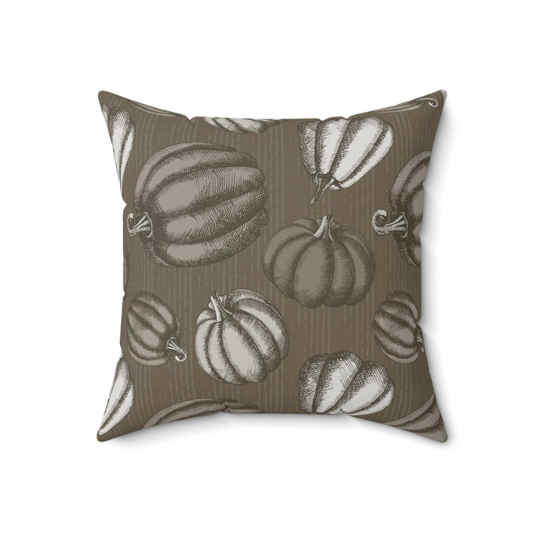 Microsuede Cushion / Cozy Pumpkins