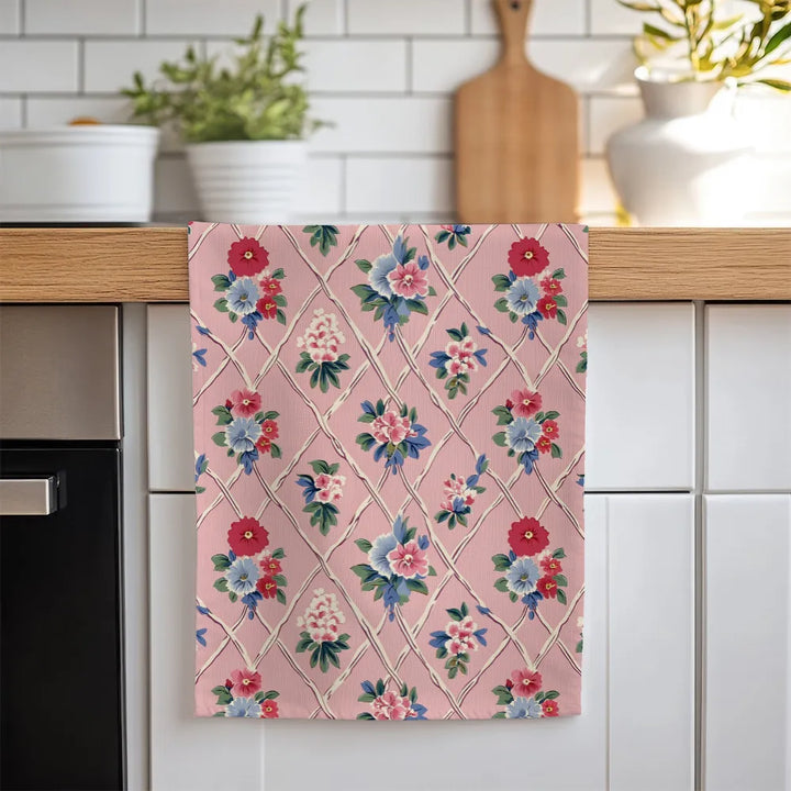 Mildred Tea Towel Set (4) | Vintage Cottage Collection