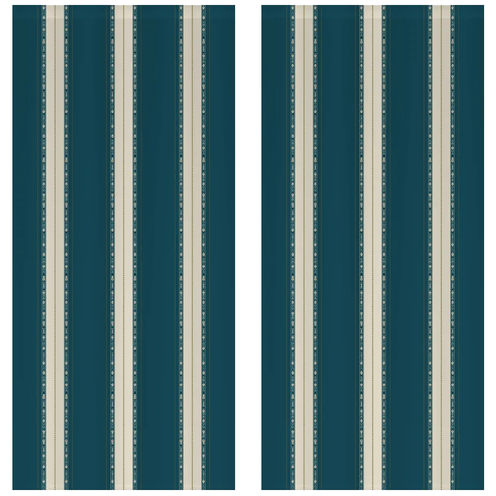 Sunlit &amp; Harvest Garden™ Curtain Panel Set (2 Panels) - Stripe