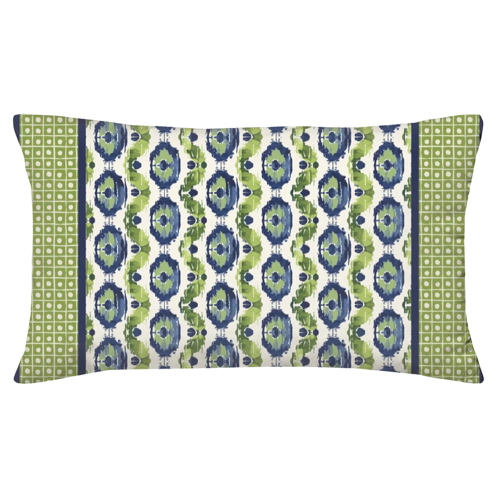 Kelp Ribbon Duvet Cover Set | Ikat Fusion Collection