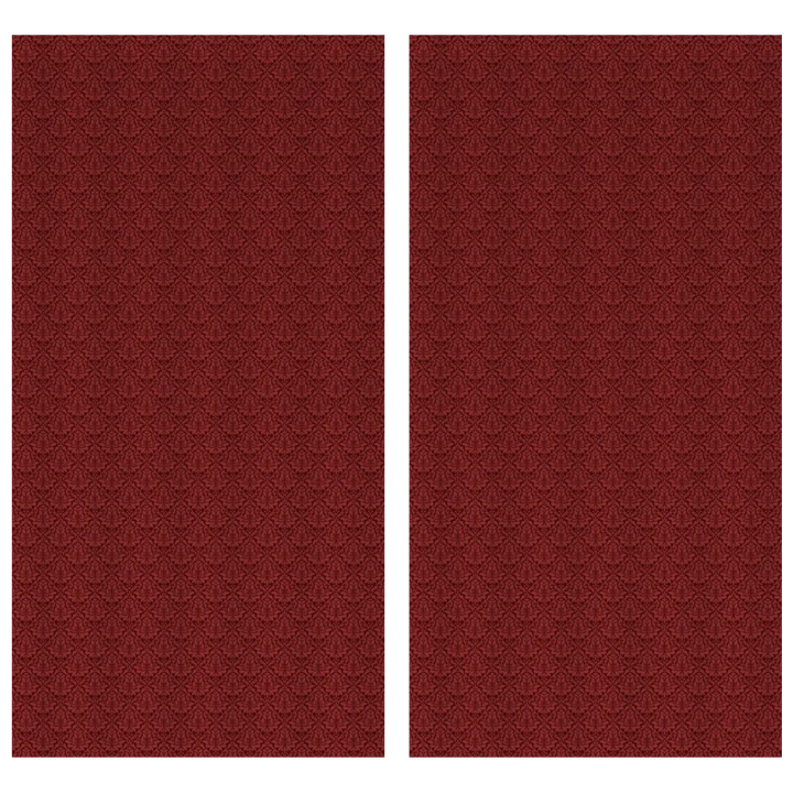 Midnight Garden™ Cotton Blend Curtain Panel Set (2 Panels) – Damask