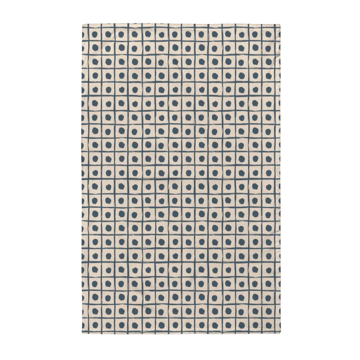 Ikat Fusion Tea Towel Set (6) – Sand &amp; Sea (Geometric)