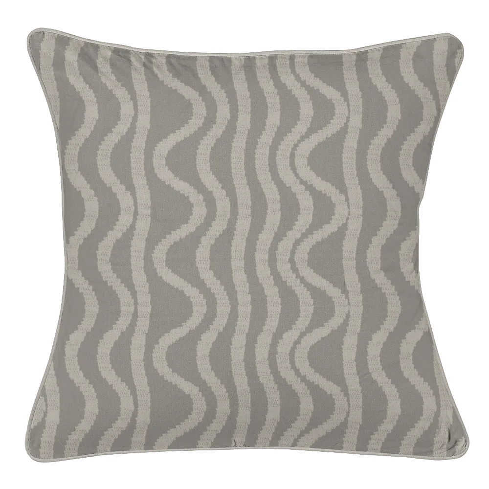 Natural Neutrals Reversible Pillow Pair – Overcast