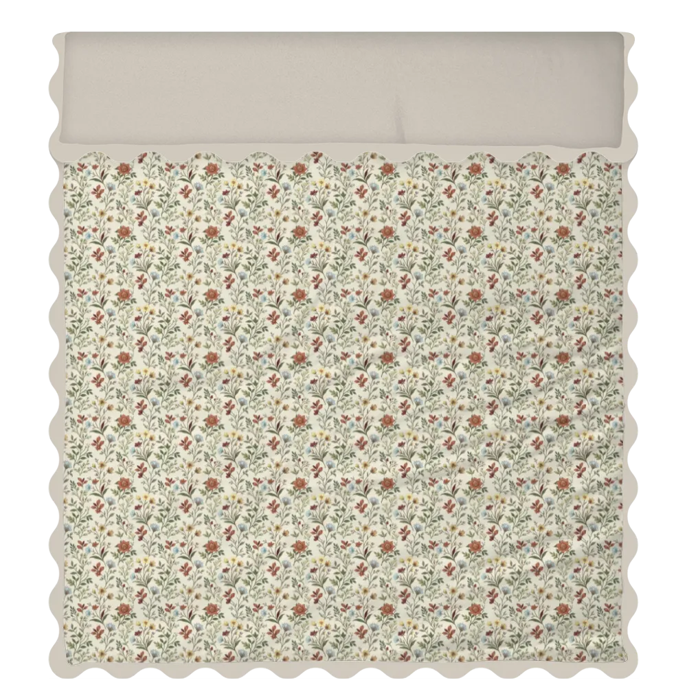 Form &amp; Field™ Scalloped Duvet Cover Set – Floral