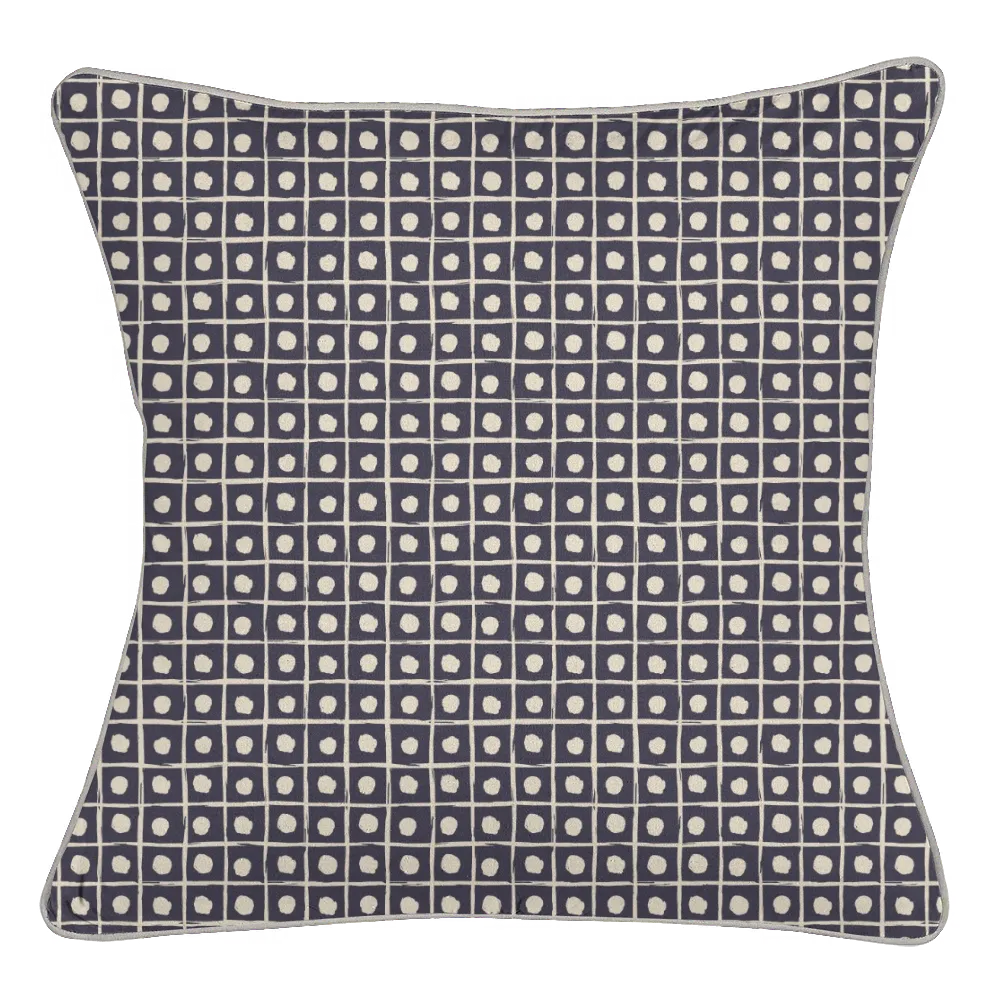 Ikat Fusion Coordinates Pair – Americana Geometric (Indigo)