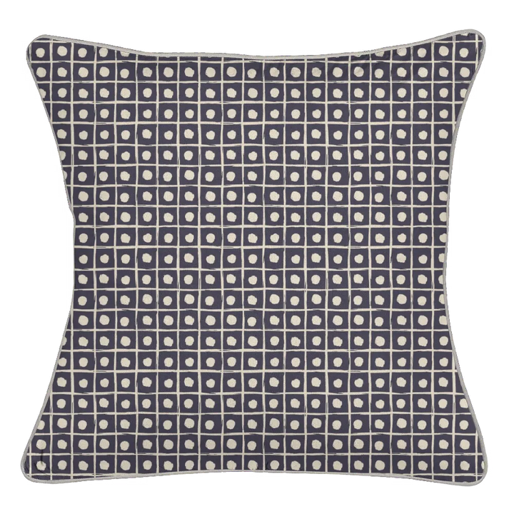 Ikat Fusion Coordinates Pair – Americana Geometric (Indigo)