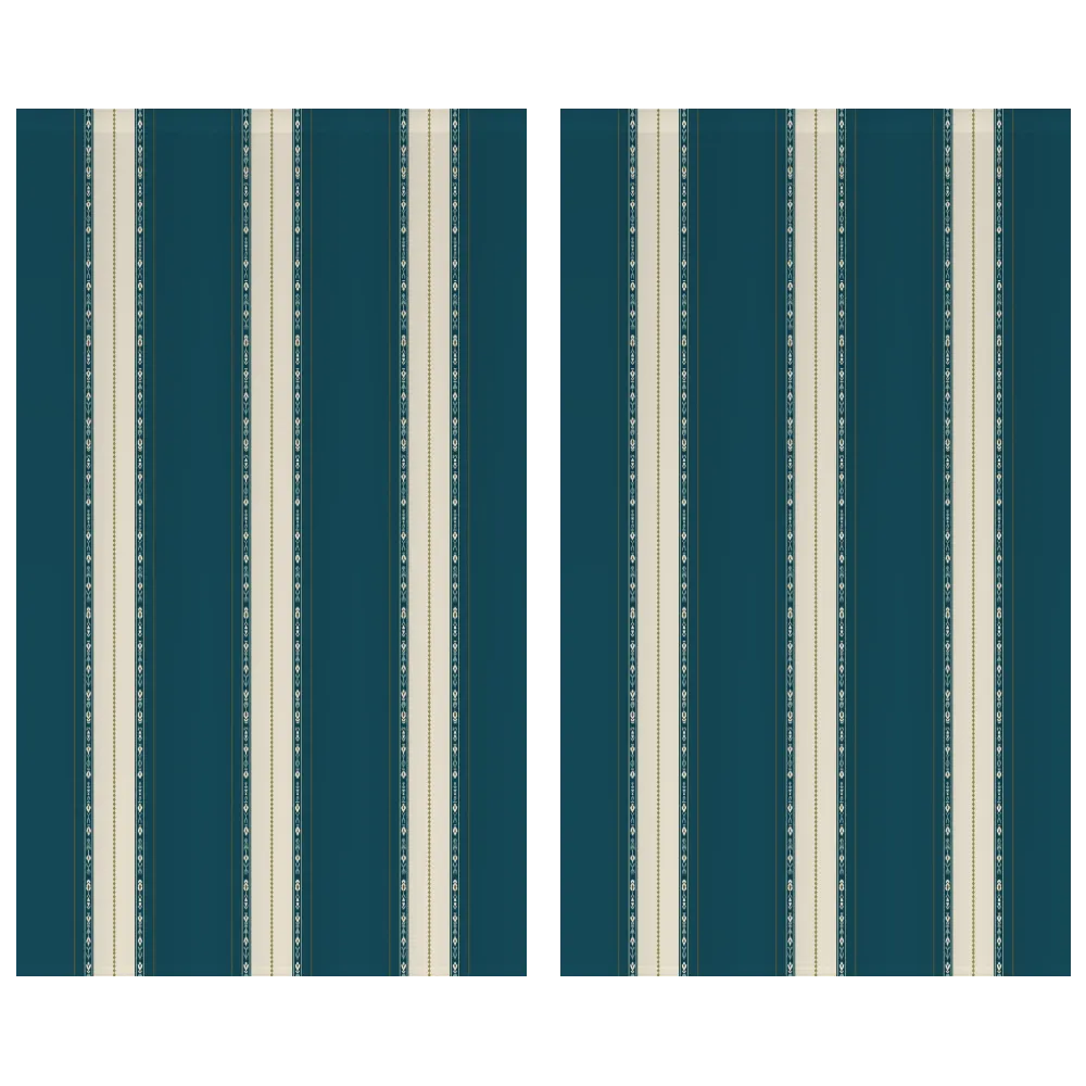 Sunlit &amp; Harvest Garden™ Curtain Panel Set (2 Panels) - Stripe