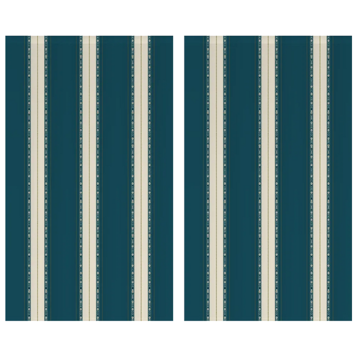 Sunlit &amp; Harvest Garden™ Curtain Panel Set (2 Panels) - Stripe