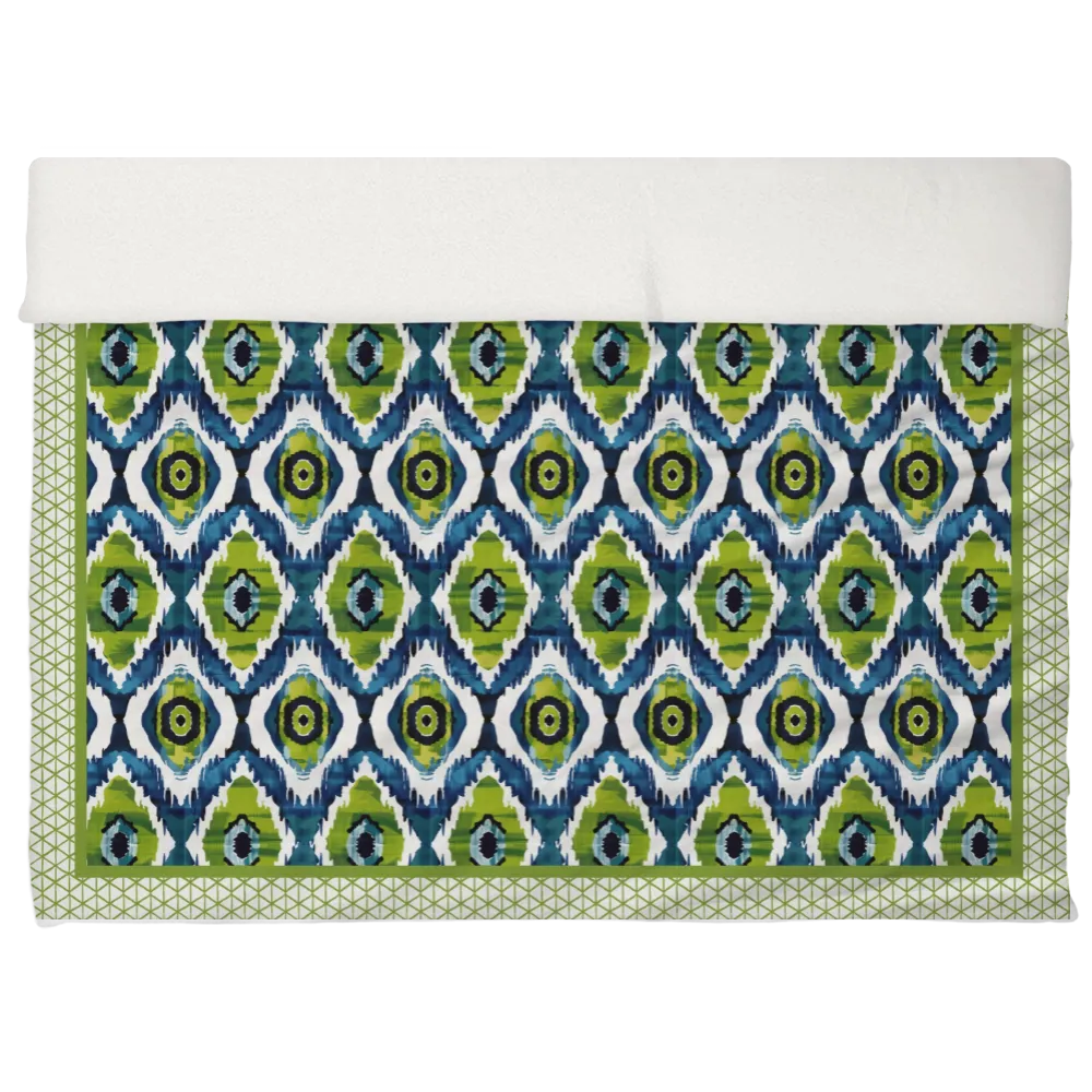 Lily Pad Duvet Cover Set | Ikat Fusion Collection