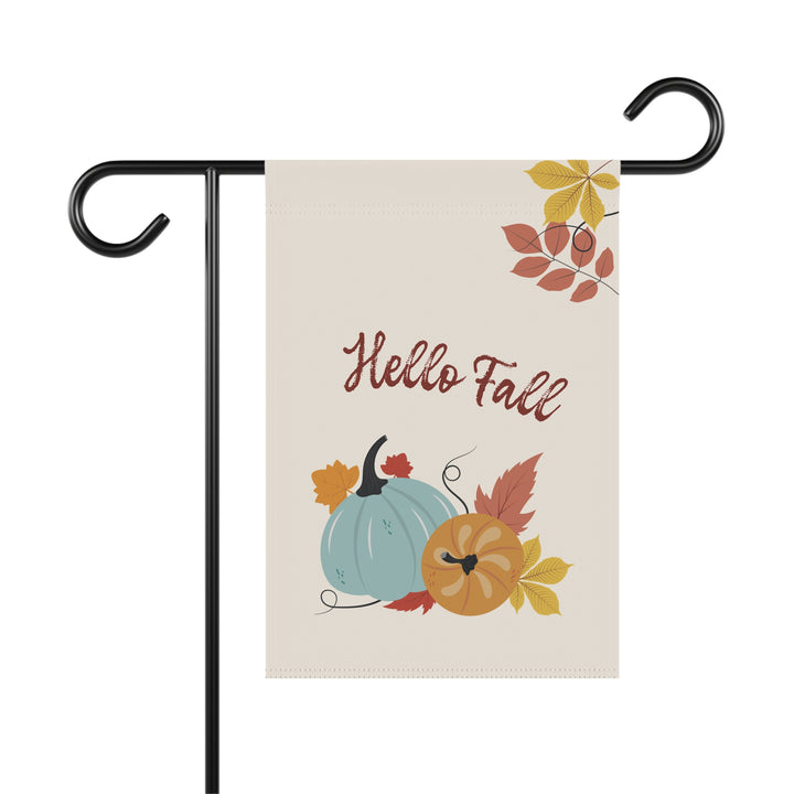 Double-sided Garden & House Banner / Fall Pumpkins - Hello Fall