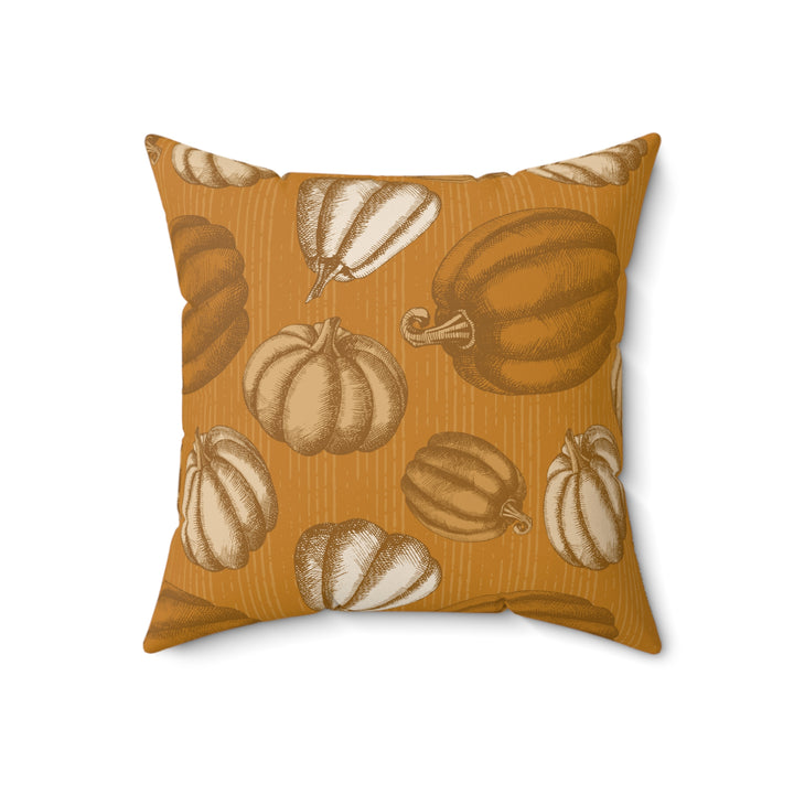 Microsuede Cushion / Cozy Pumpkins