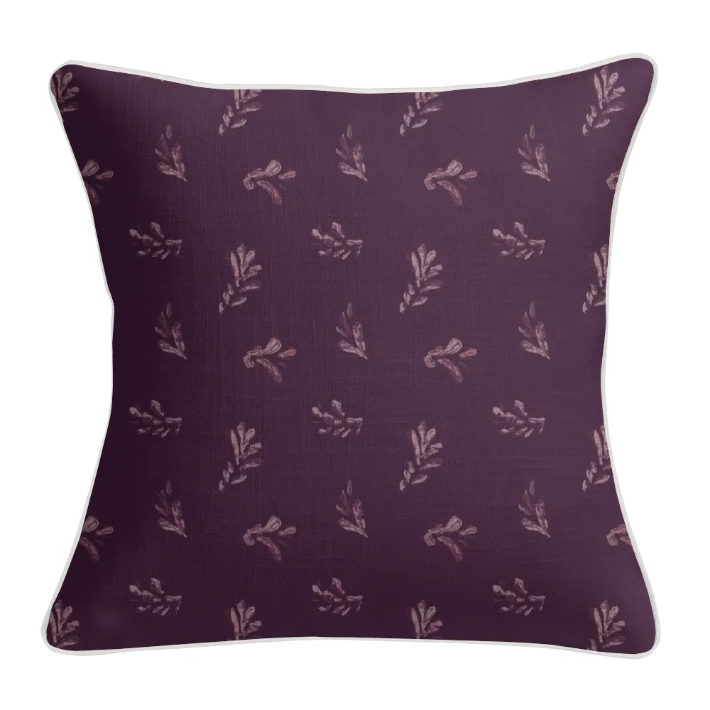 Harvest Garden Pillow Trio - Berry Scatter (Aubergine)