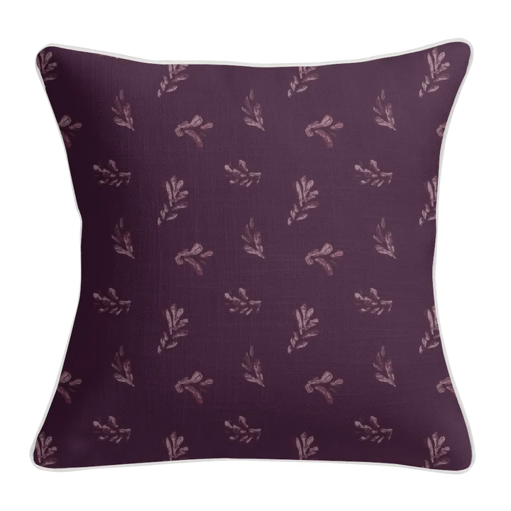 Harvest Garden Pillow Trio - Berry Scatter (Aubergine)