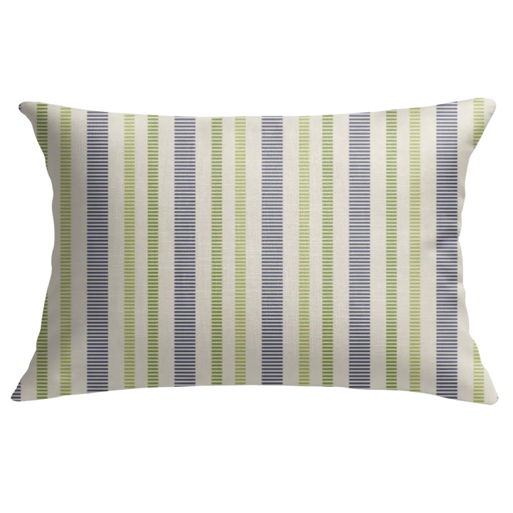 Ikat Fusion Coordinates Pair – Peridot Blues (Peridot)