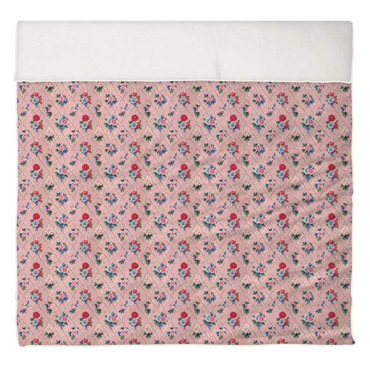 Vintage Cottage Collection Piped Edge Duvet Cover Set - Mildred