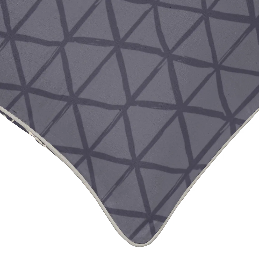 Ikat Fusion Coordinates Pair – Americana Geometric (Indigo)