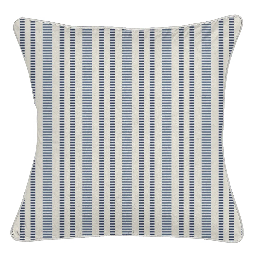 Ikat Fusion Coordinates Pair – Kelp Ribbon (Blue)
